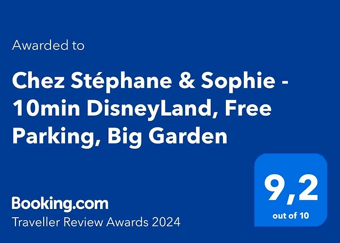 Chez Stephane & Sophie - 10Min Disneyland, Free Parking, Big Garden